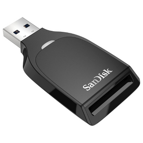 SanDisk SD card reader – front view