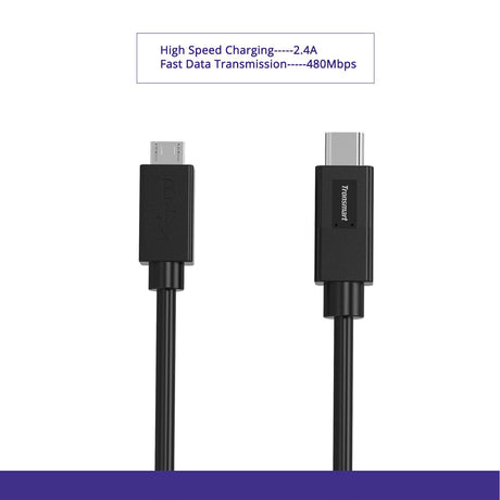 Tronsmart USB-C to Micro-USB cable – flexible and durable