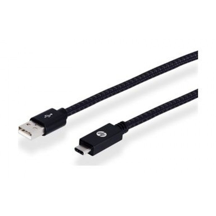 HP Pro Micro USB Charge & Sync 1M Braided Cable - Black