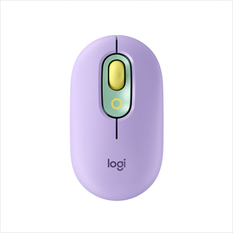 Logitech POP Mouse, Wireless Mouse with Customisable Emojis, SilentTouch Technology, Precision/Speed Scroll, Compact Design, Bluetooth, Multi-Device, OS Compatible