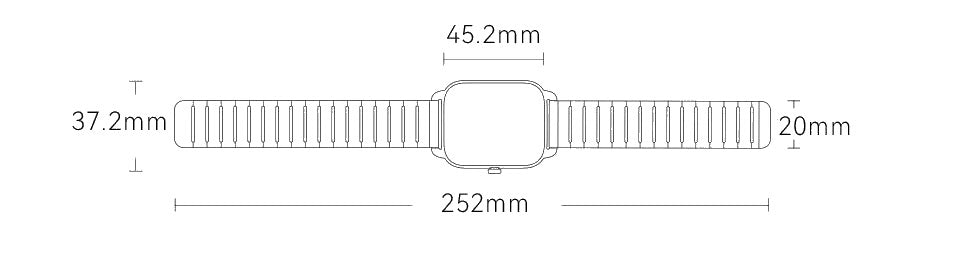 HAYLOU RS4 Plus LS11 Waterproof Smartwatch, 1.78" Retina AMOLED Display